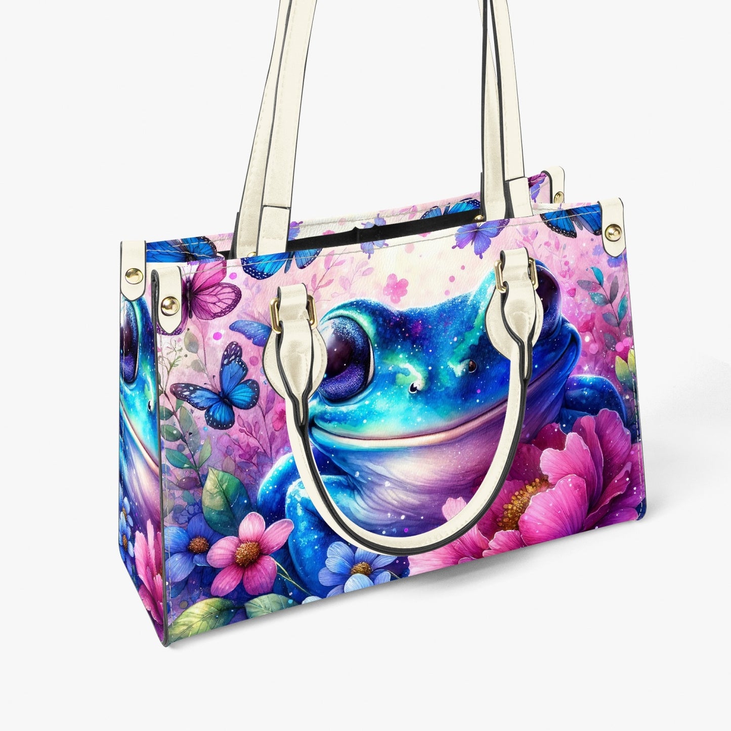 Women's Tote Bag - Long Strap - Frog