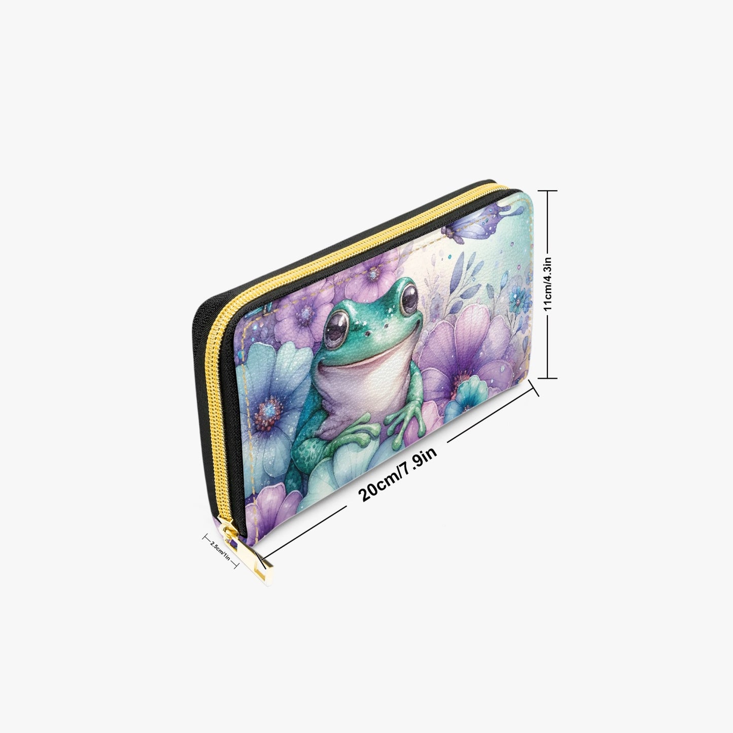 Long Type Zipper Purse - Frog