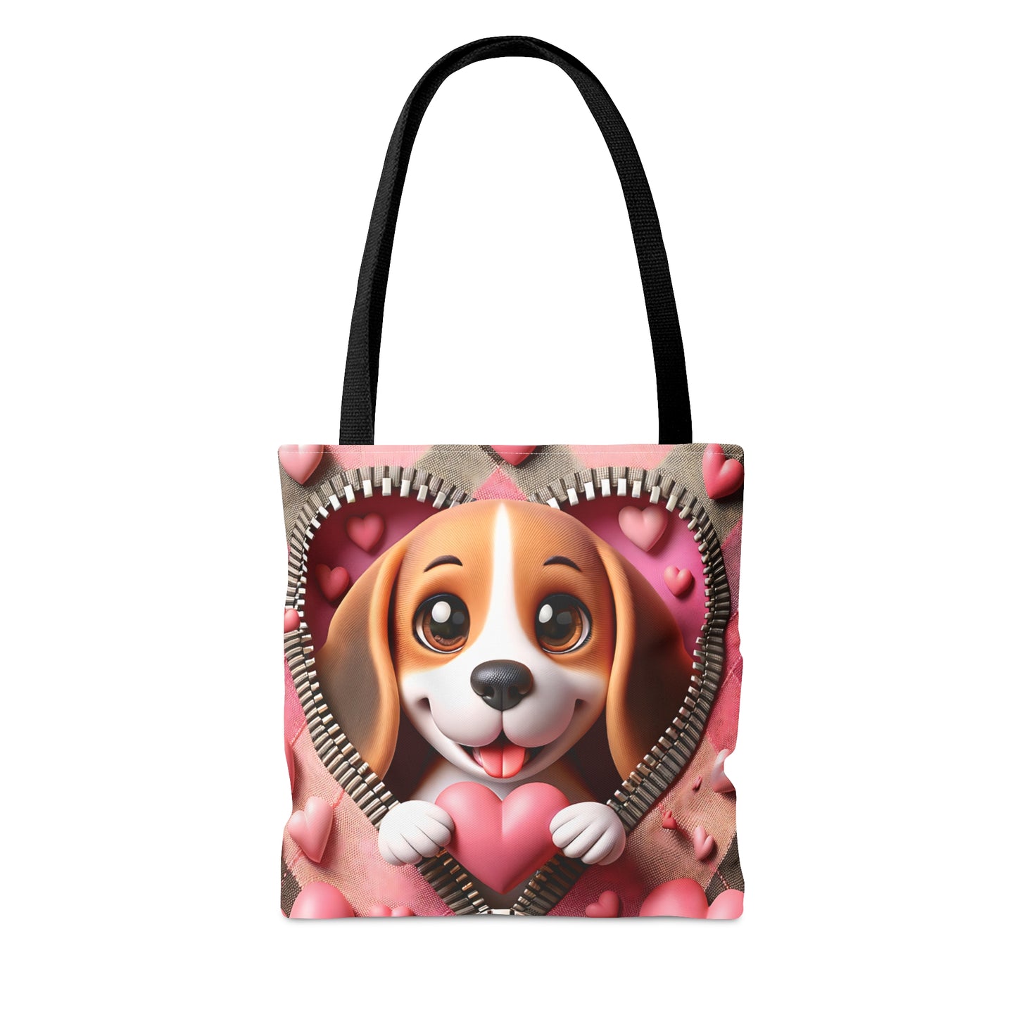 Tote Bag, Cute Dog, Personalised/Non-Personalised Tote bag