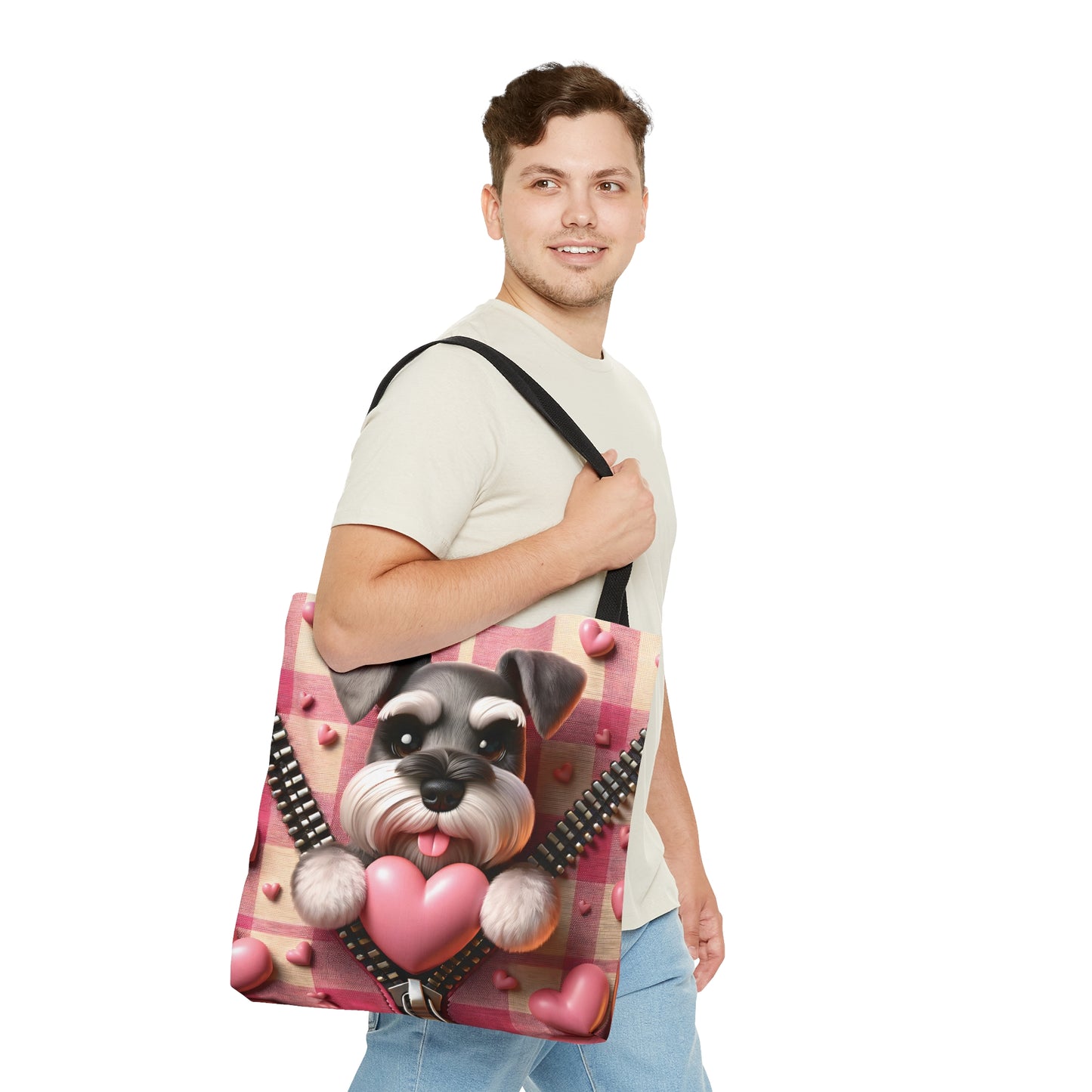 Tote Bag, Cute Dog, Personalised/Non-Personalised Tote bag