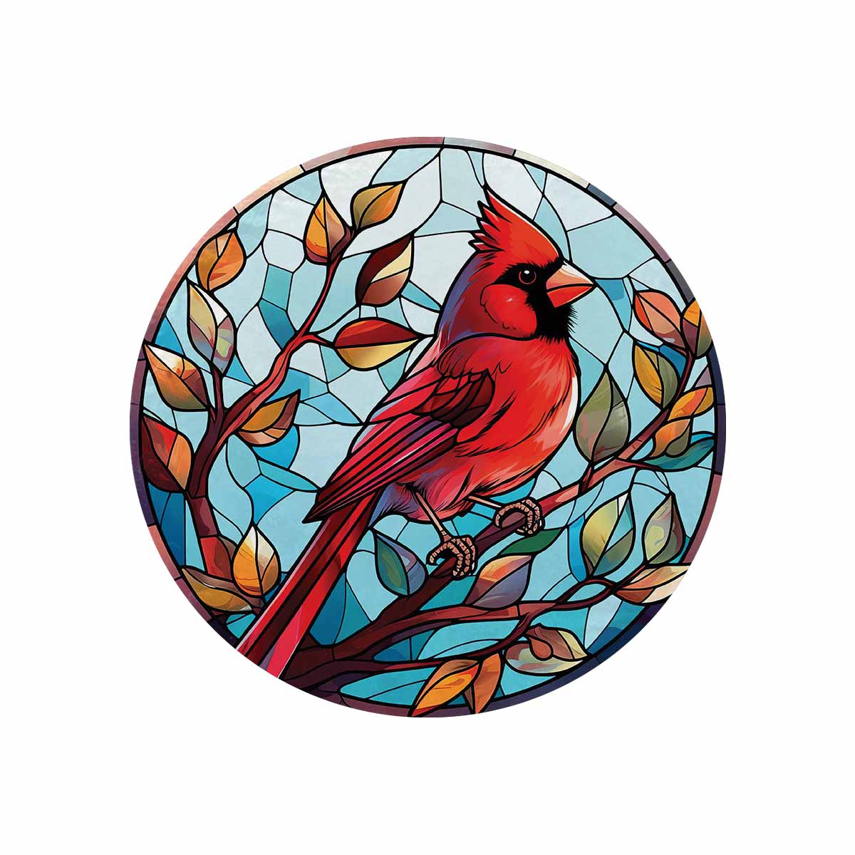 Cardinal_Awd35157  Circular Micro Fleece Blanket 60"