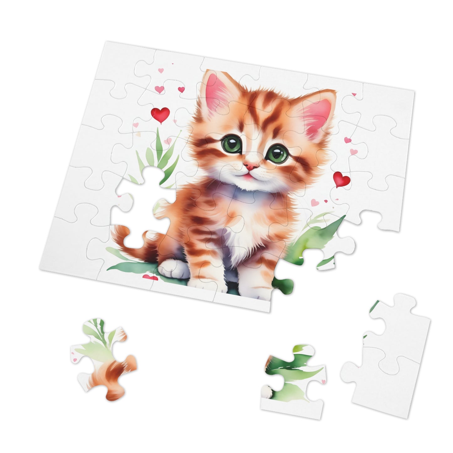 Jigsaw Puzzle, Cat, Personalised/Non-Personalised (30, 110, 252, 500,1000-Piece)