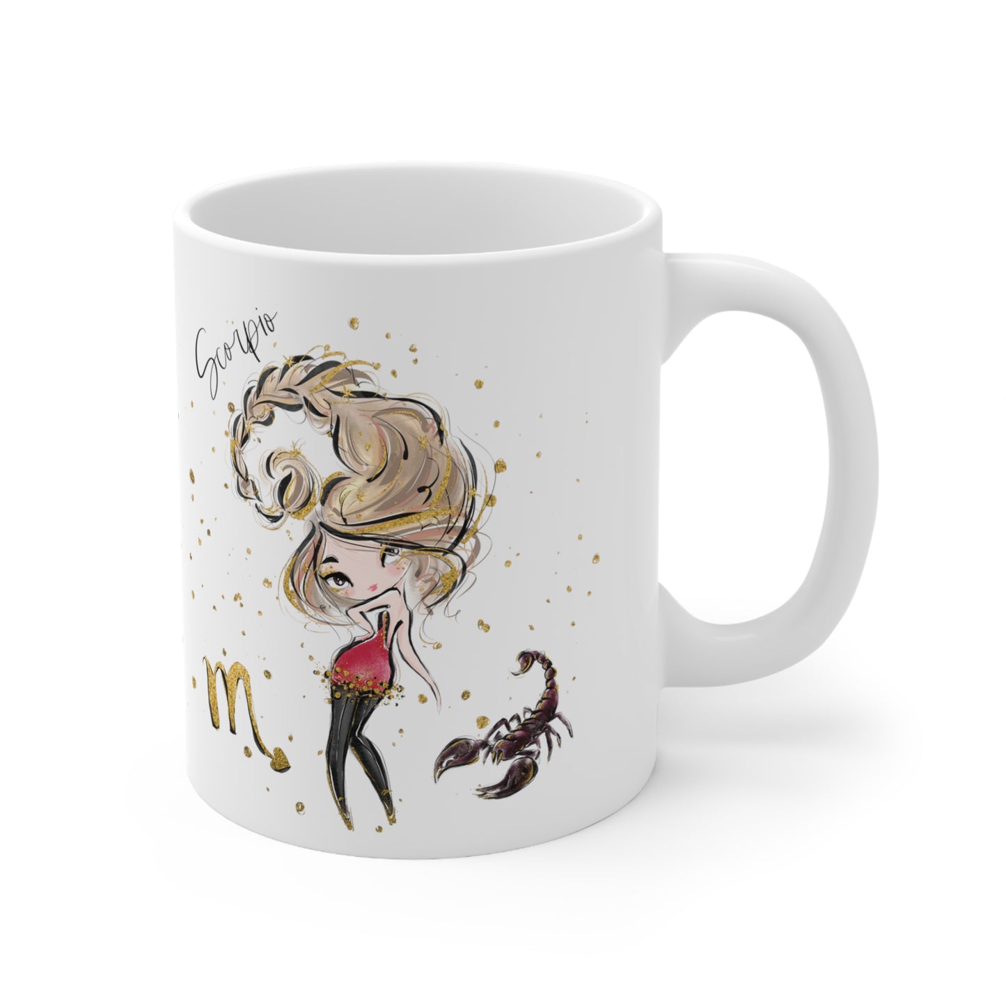 Zodiac Sign, Scorpio, Ceramic Mug 11oz