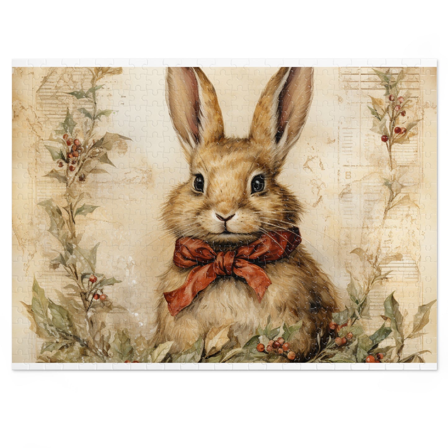 Jigsaw Puzzle, Rabbit, Personalised/Non-Personalised (30, 110, 252, 500,1000-Piece)