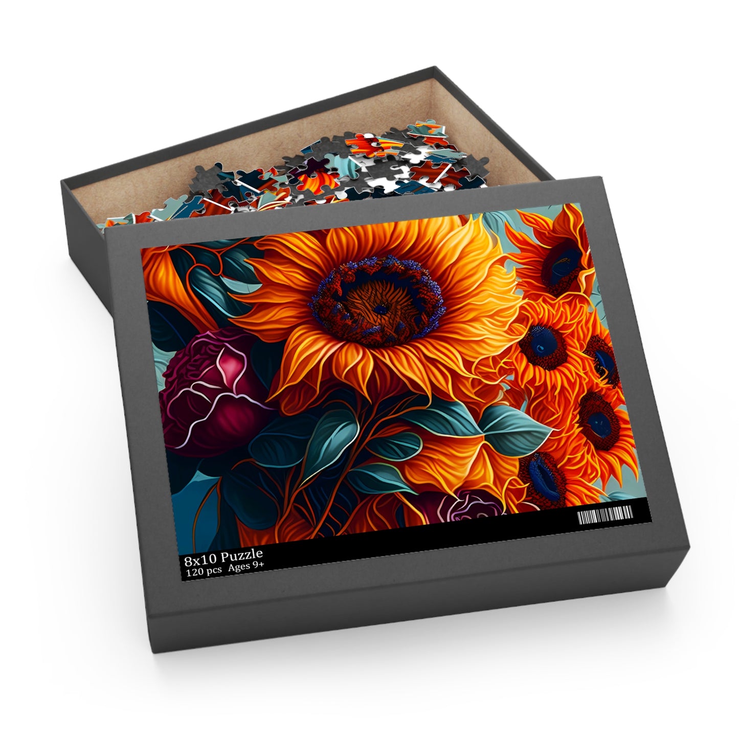 Puzzle, Sunflower  (120, 252, 500-Piece) awd-625