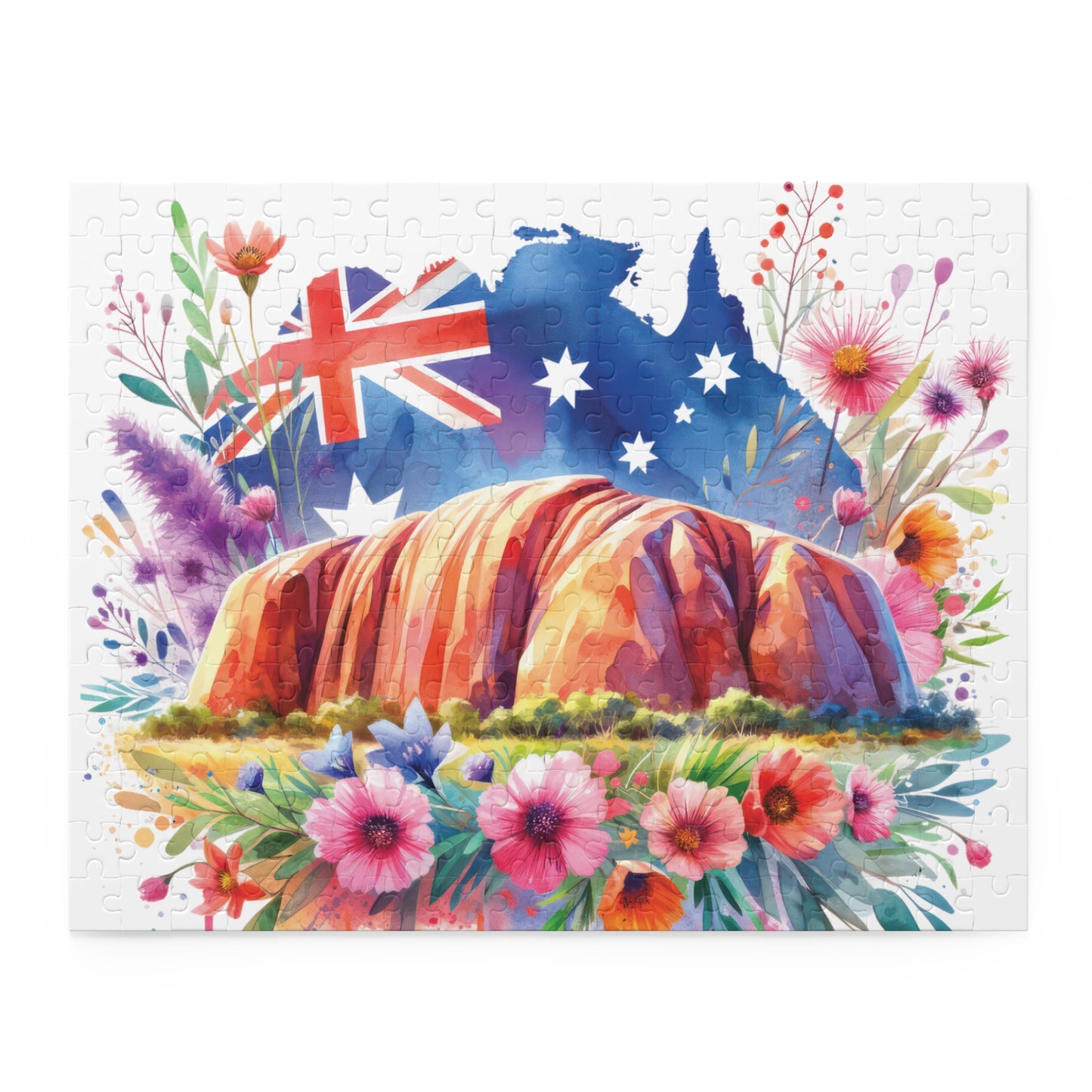 Personalised/Non-Personalised Puzzle, Uluru, Ayres Rock, Australia (120, 252, 500-Piece)