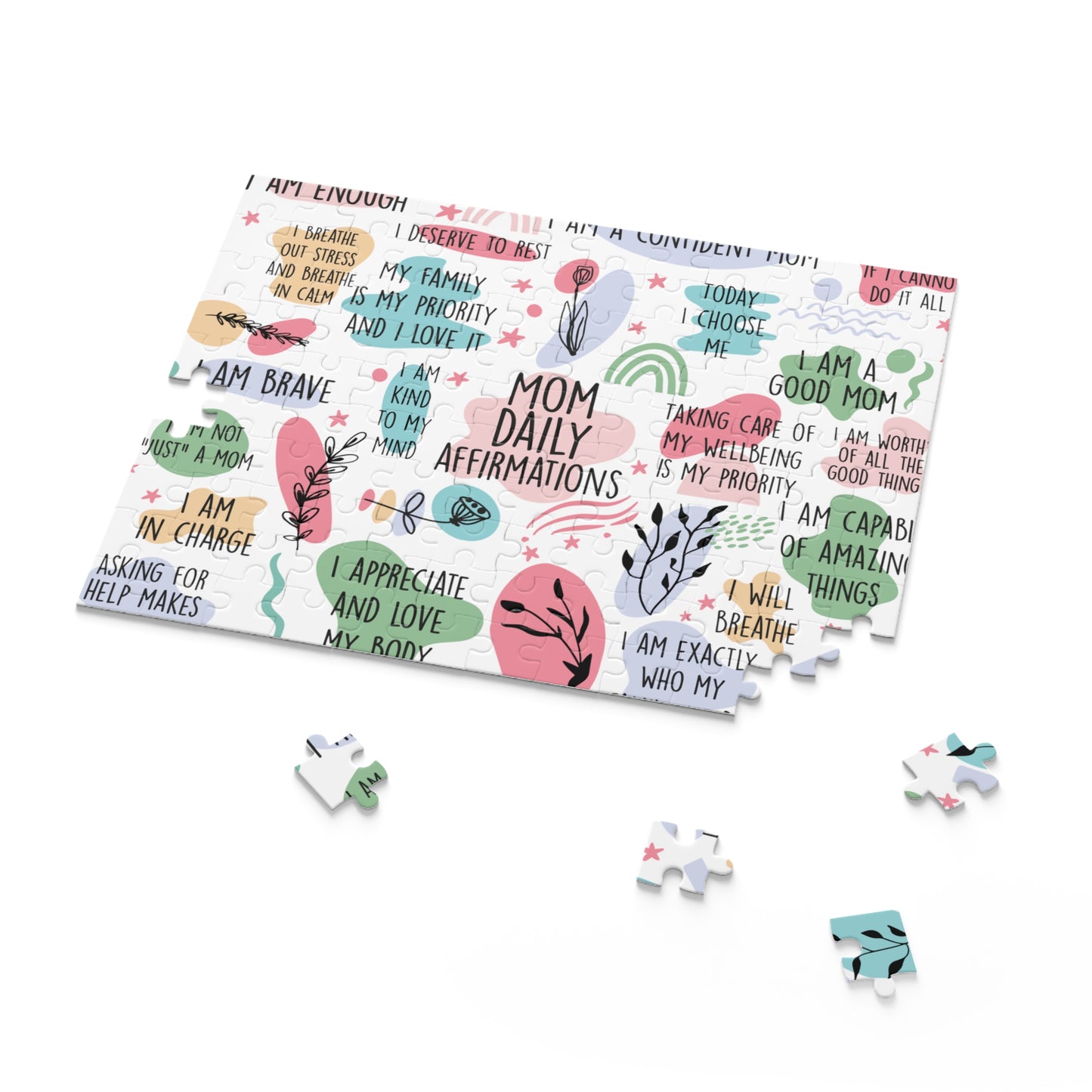 Personalised/Non-Personalised Puzzle, Affirmations, Mom (120, 252, 500-Piece)