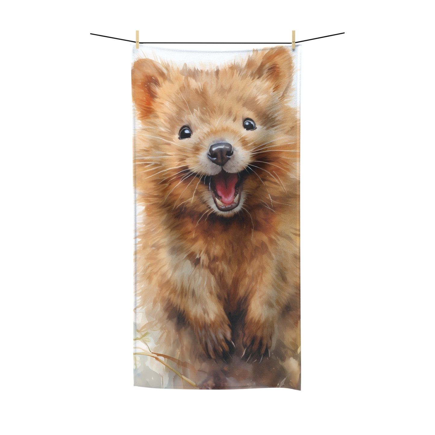 Beach Towel, Australian Animals, Quoka, Polycotton Towel