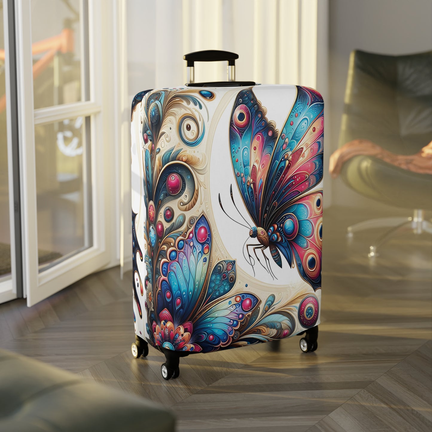 Luggage Cover, Butterfly, awd-448