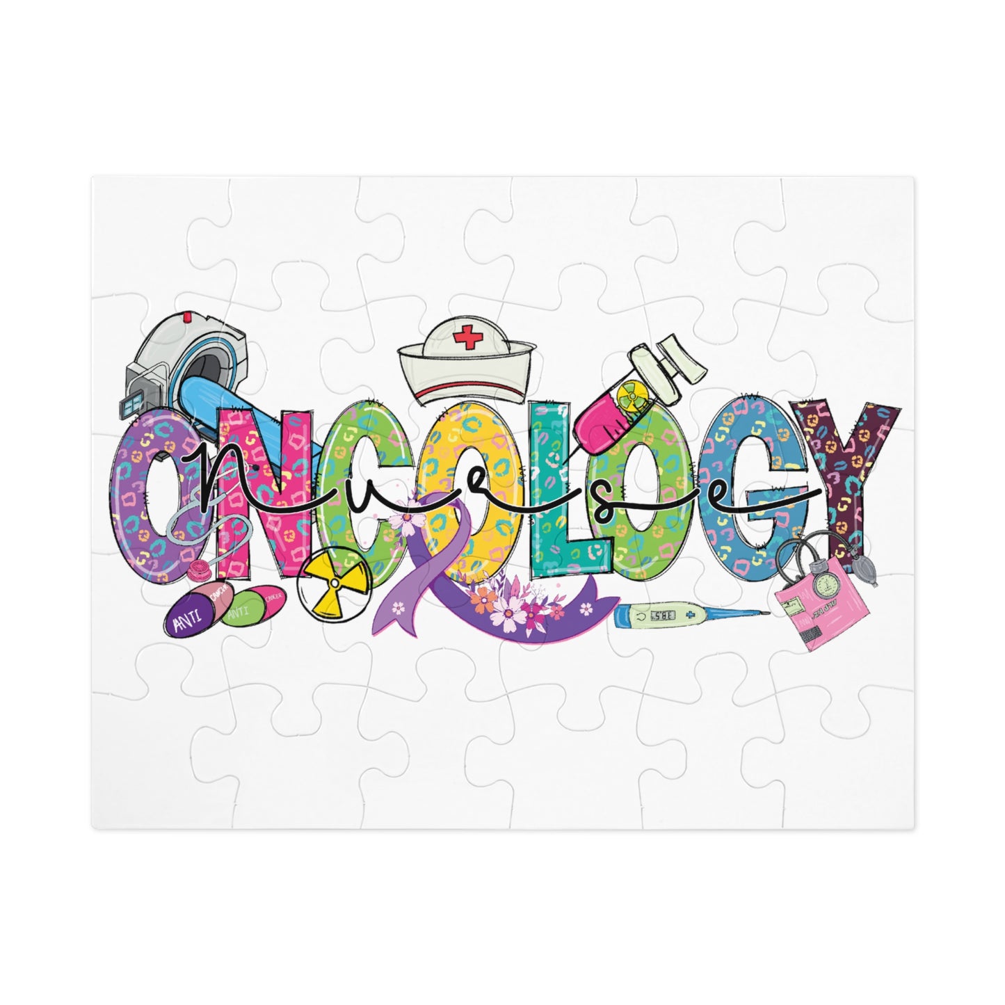 Jigsaw Puzzle, Oncology Nurse, Personalised/Non-Personalised (30, 110, 252, 500,1000-Piece)