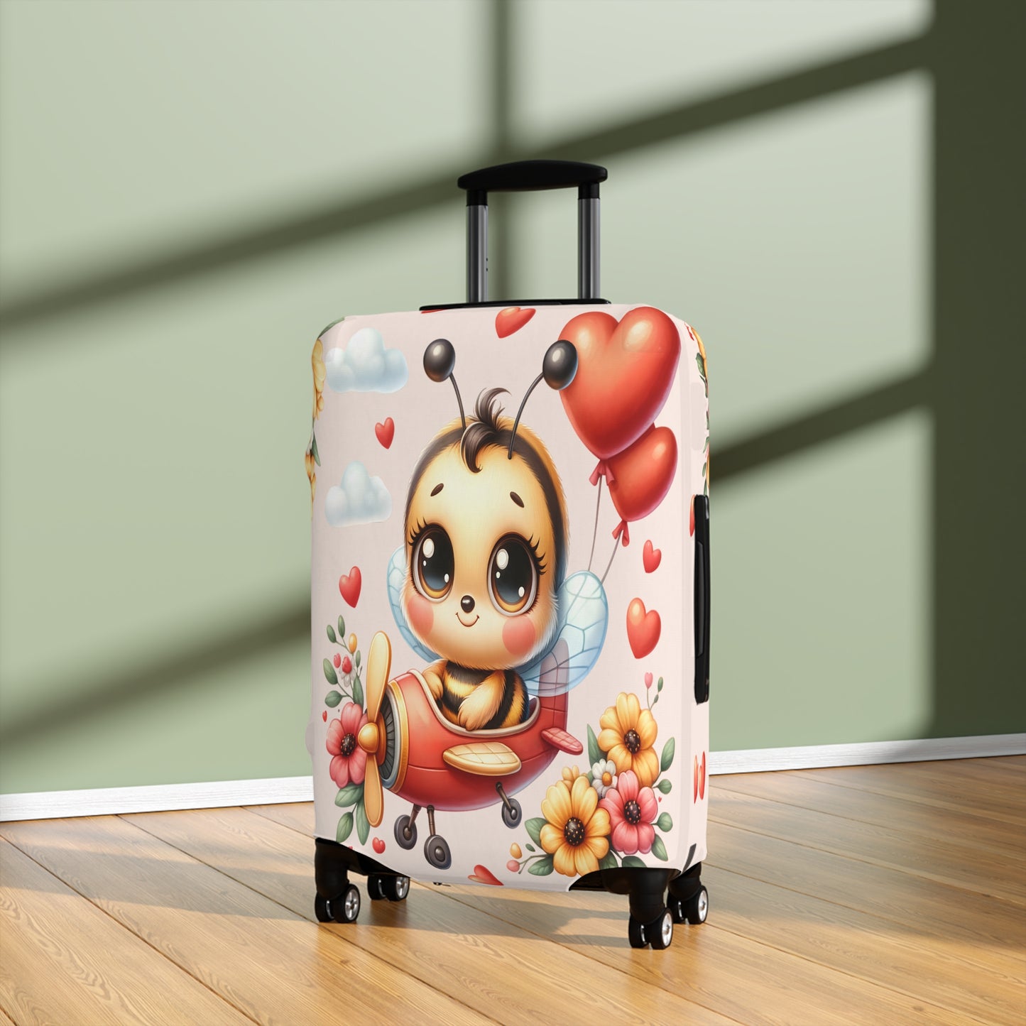 Luggage Cover, Bee in Plane, awd-309