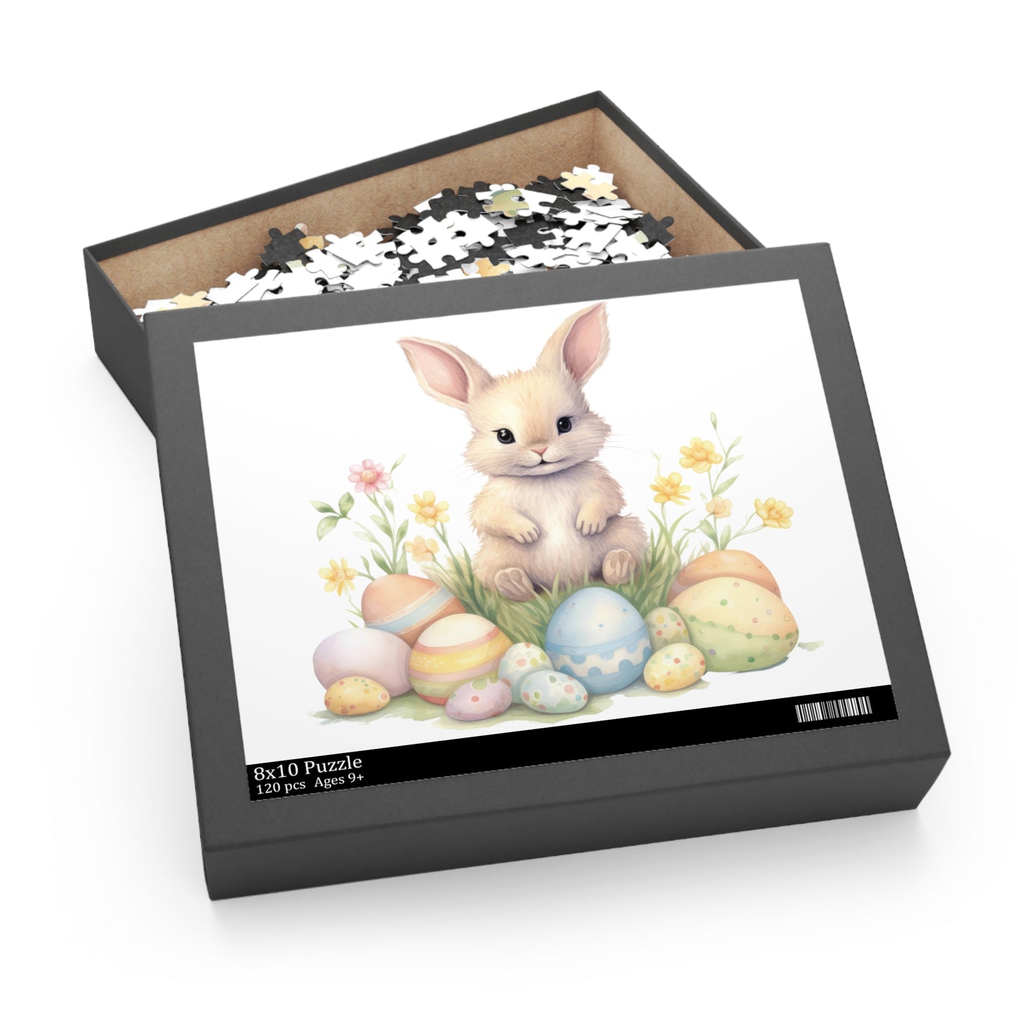 Personalised/Non-Personalised Puzzle, Easter Bunny (120, 252, 500-Piece)