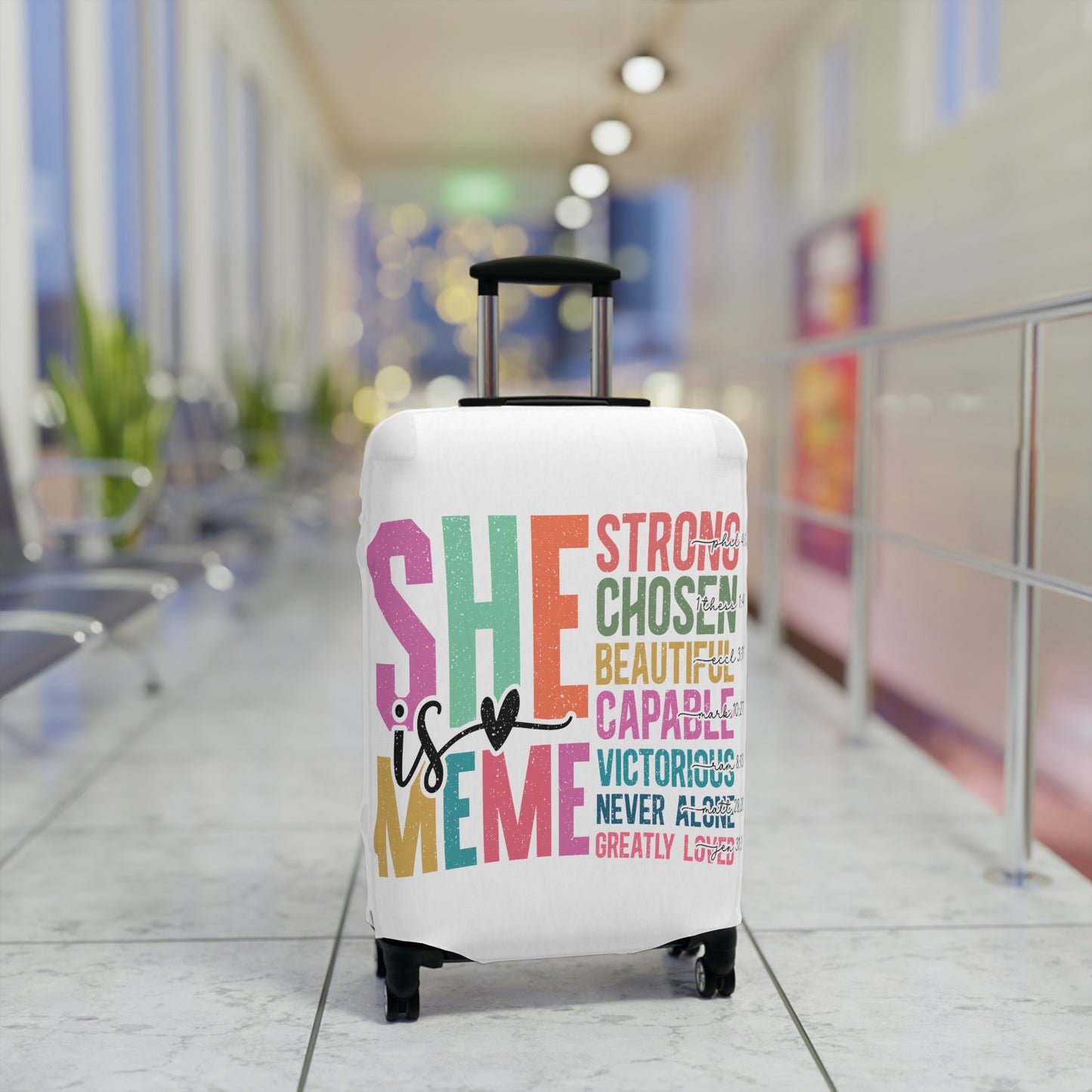 Luggage Cover, She is MeMe, awd-5021