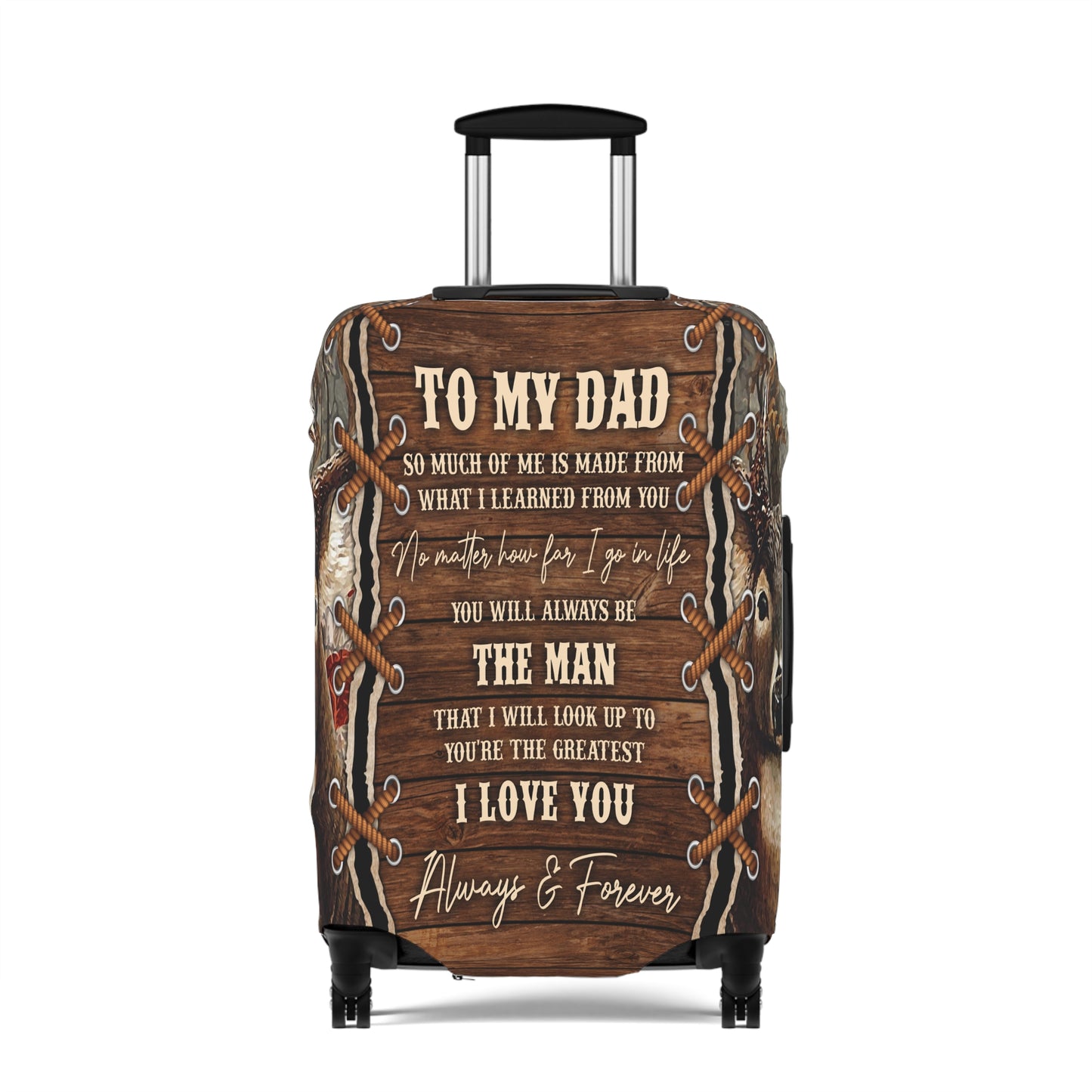 Luggage Cover, Dad Quote, awd-205