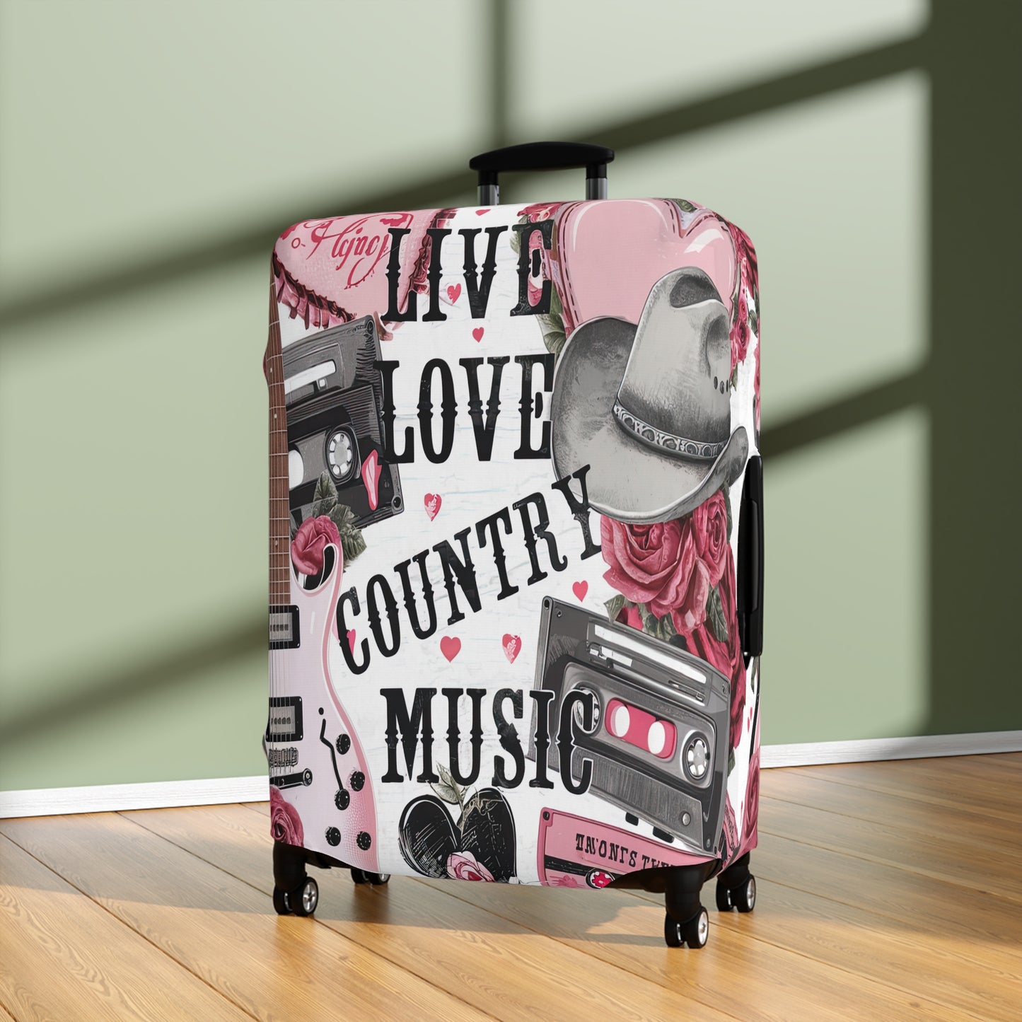 Luggage Cover, Country and Western, Country Girl, Live Love Country Music, awd-1486