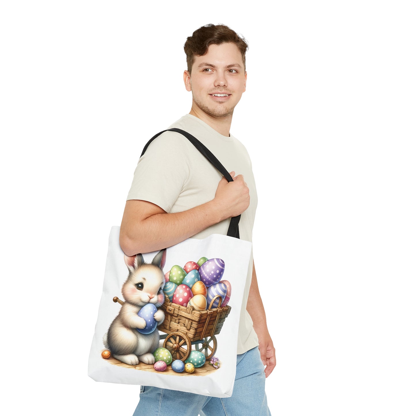 Tote Bag, Easter, Rabbit, Personalised/Non-Personalised Tote bag