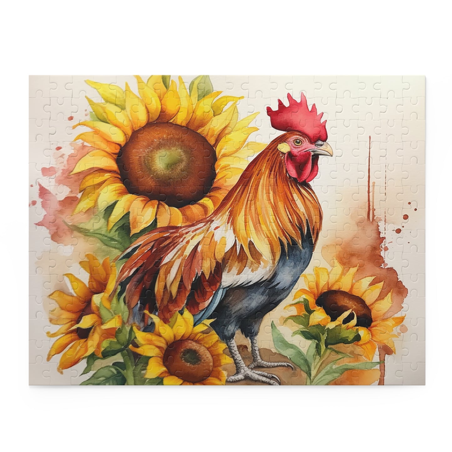 Personalised/Non-Personalised Puzzle, Chicken/Rooster (120, 252, 500-Piece)