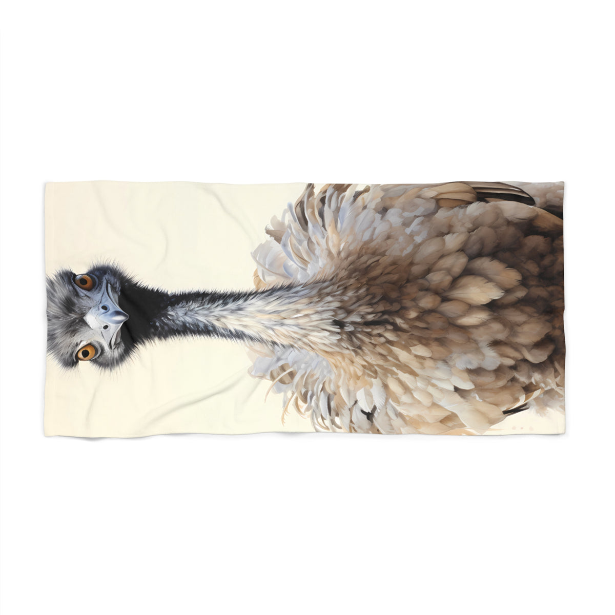 Beach Towel, Australian Animals, Emu, Polycotton Towel, 2 sizes Available