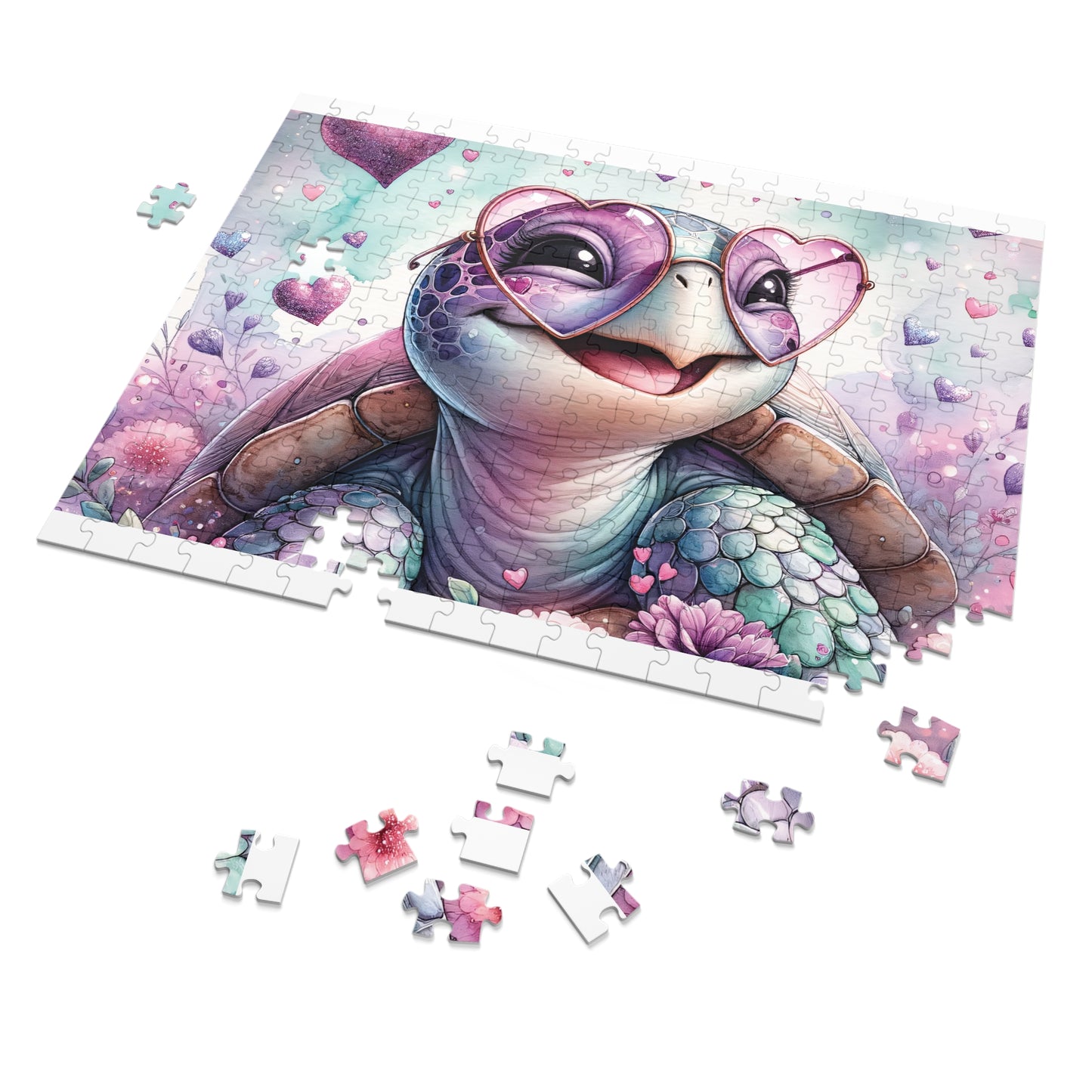 Puzzle, Turtle, Personalised/Non-Personalised (30, 110, 252, 500,1000-Piece) awd-659