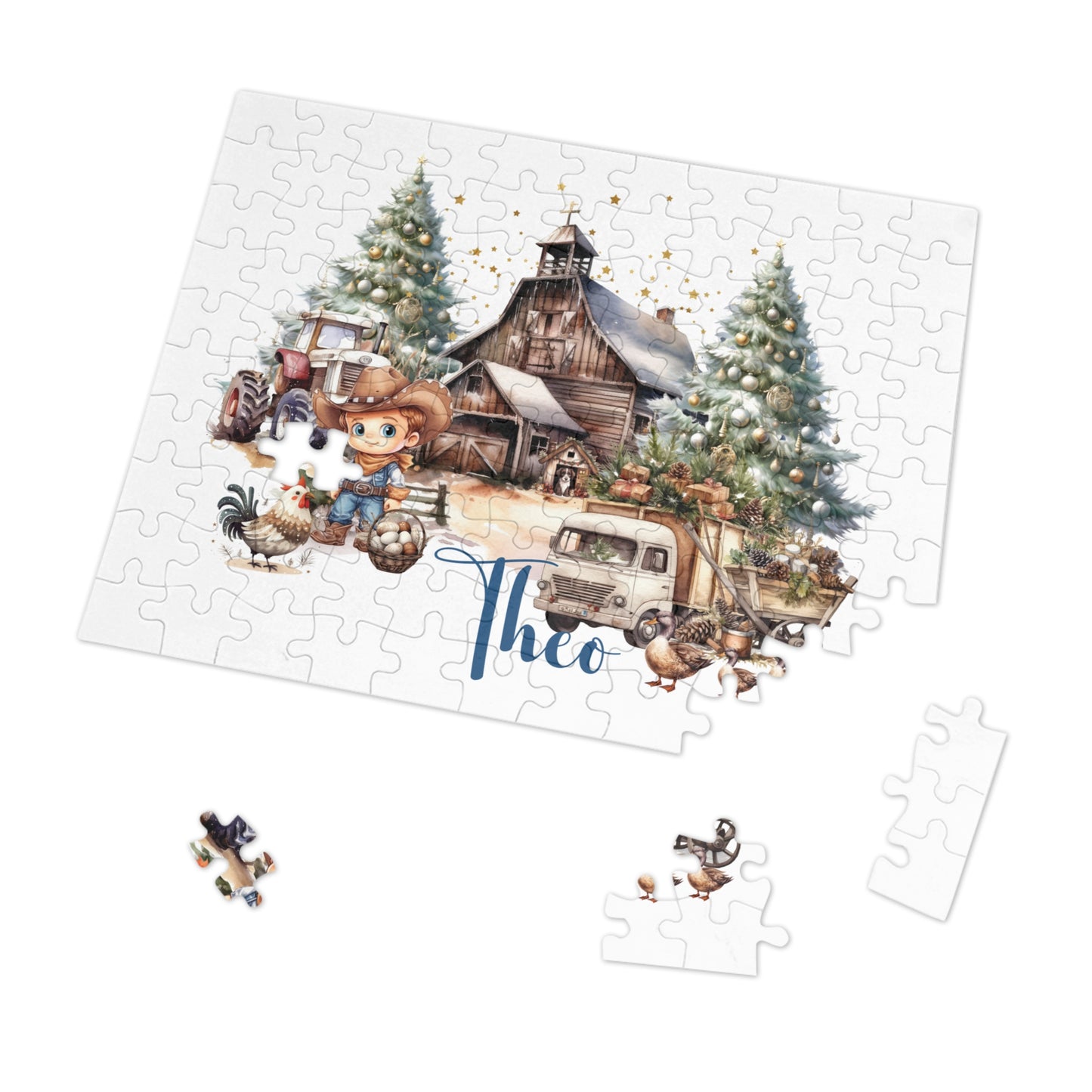 Puzzle, Country Cowboy, Personalised/Non-Personalised (30, 110, 252, 500,1000-Piece)