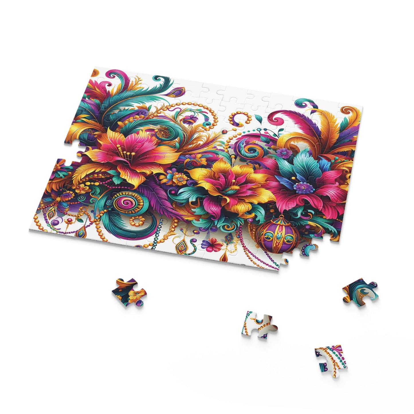 Personalised/Non-Personalised Puzzle, Floral (120, 252, 500-Piece)