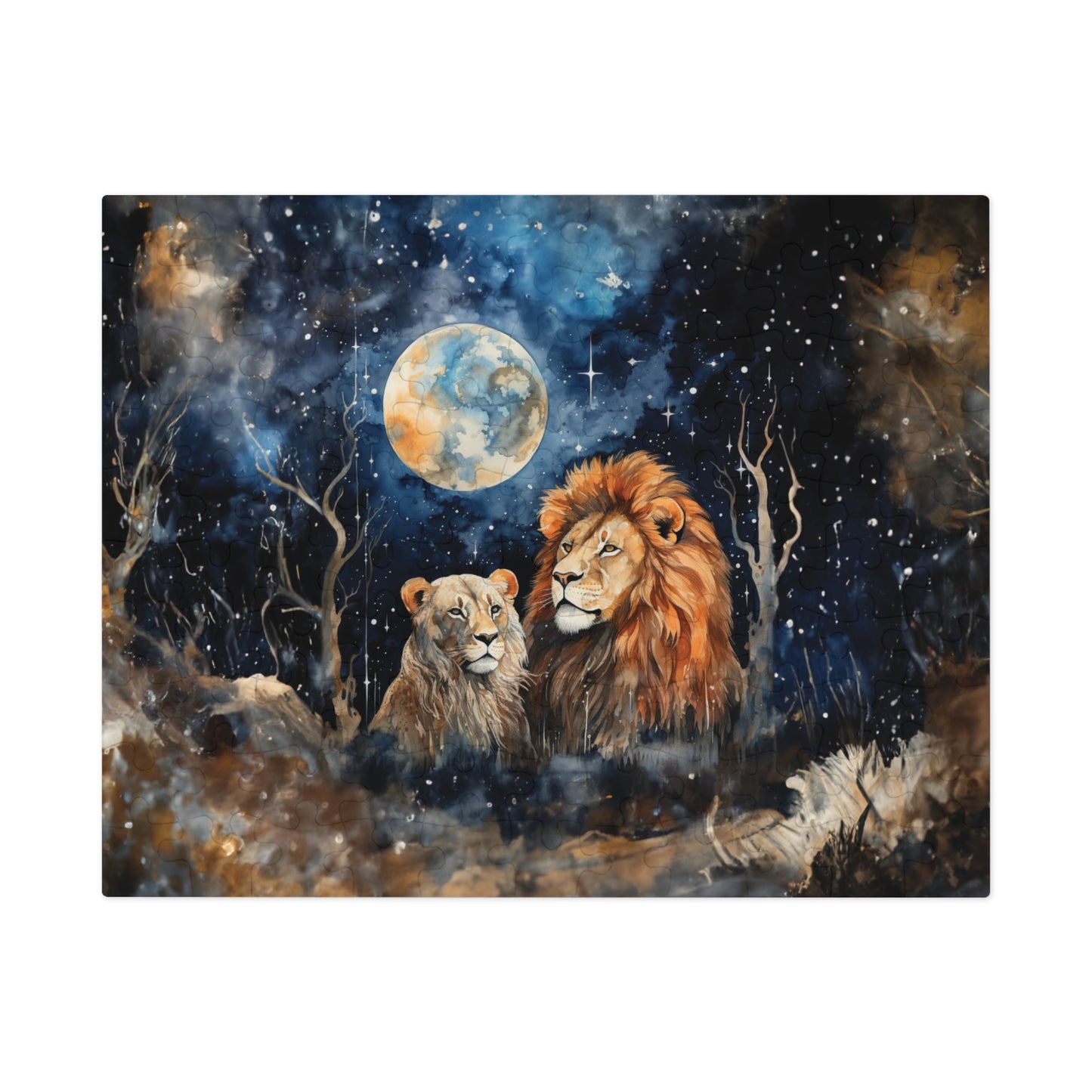 Puzzle, Lions, Personalised/Non-Personalised (30, 110, 252, 500,1000-Piece)