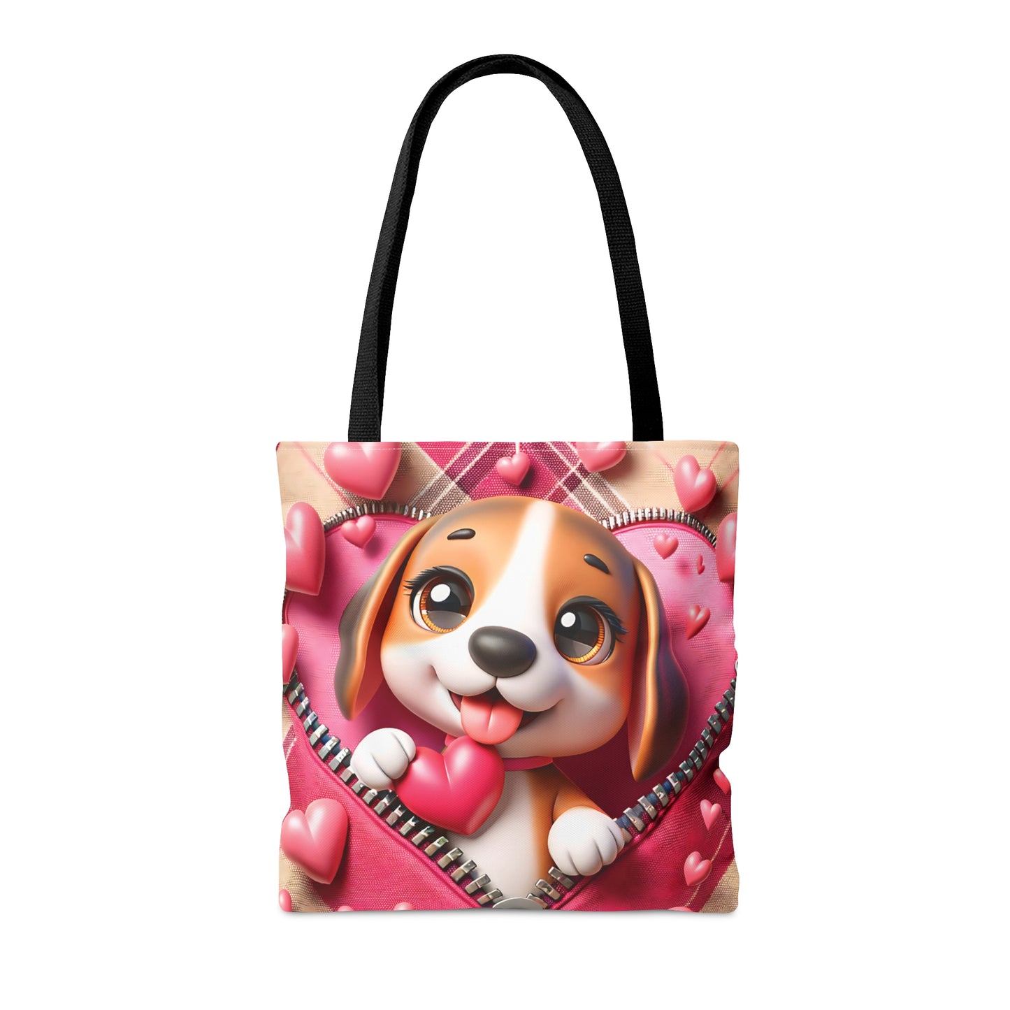 Tote Bag, Cute Dog, Personalised/Non-Personalised Tote bag