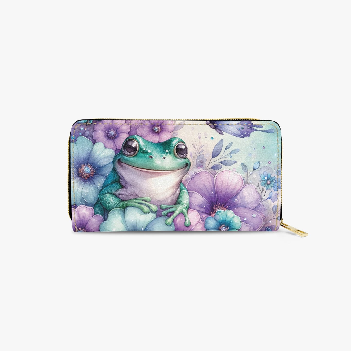 Long Type Zipper Purse - Frog