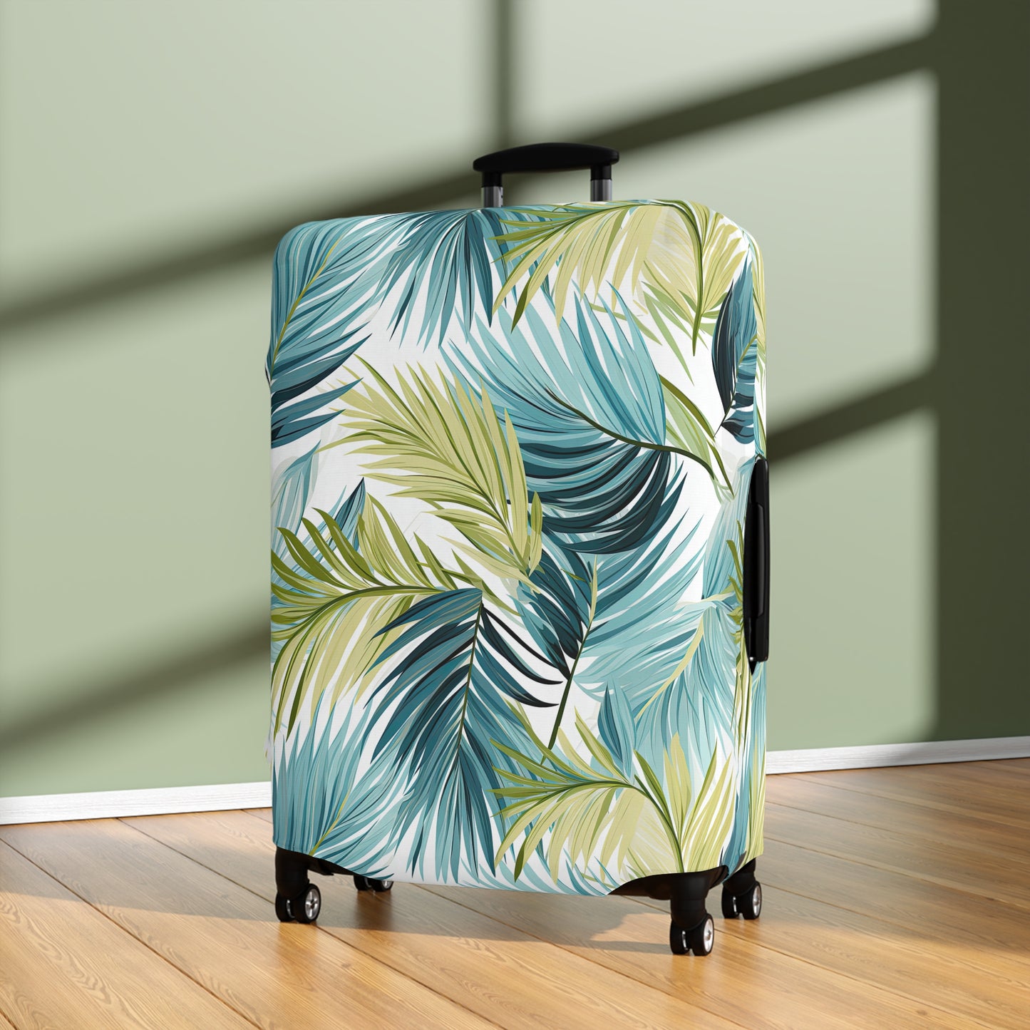 Luggage Cover, Tropical Leaves