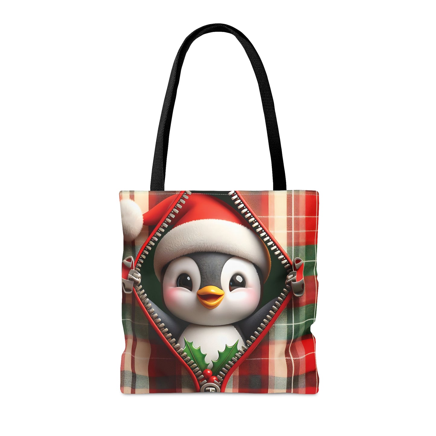 Tote Bag, Christmas, Penguin