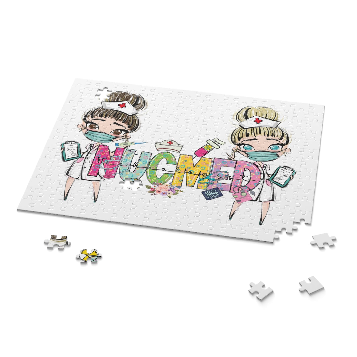 Personalised/Non-Personalised Puzzle, NUCMED Nurse (120, 252, 500-Piece)