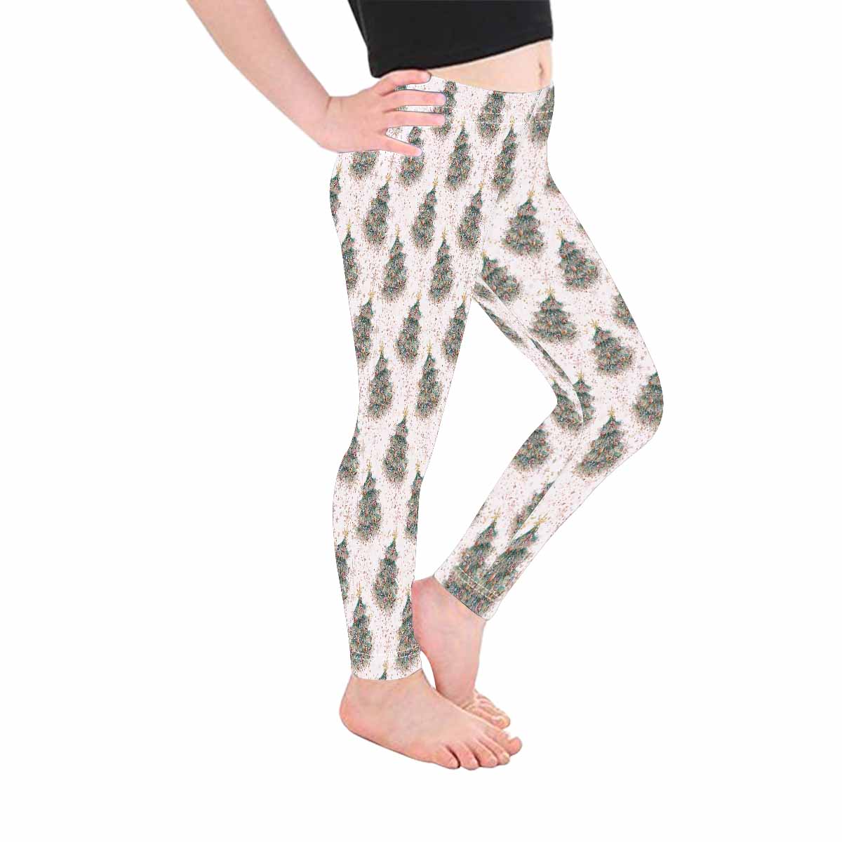 White Christmas Kid's Leggings