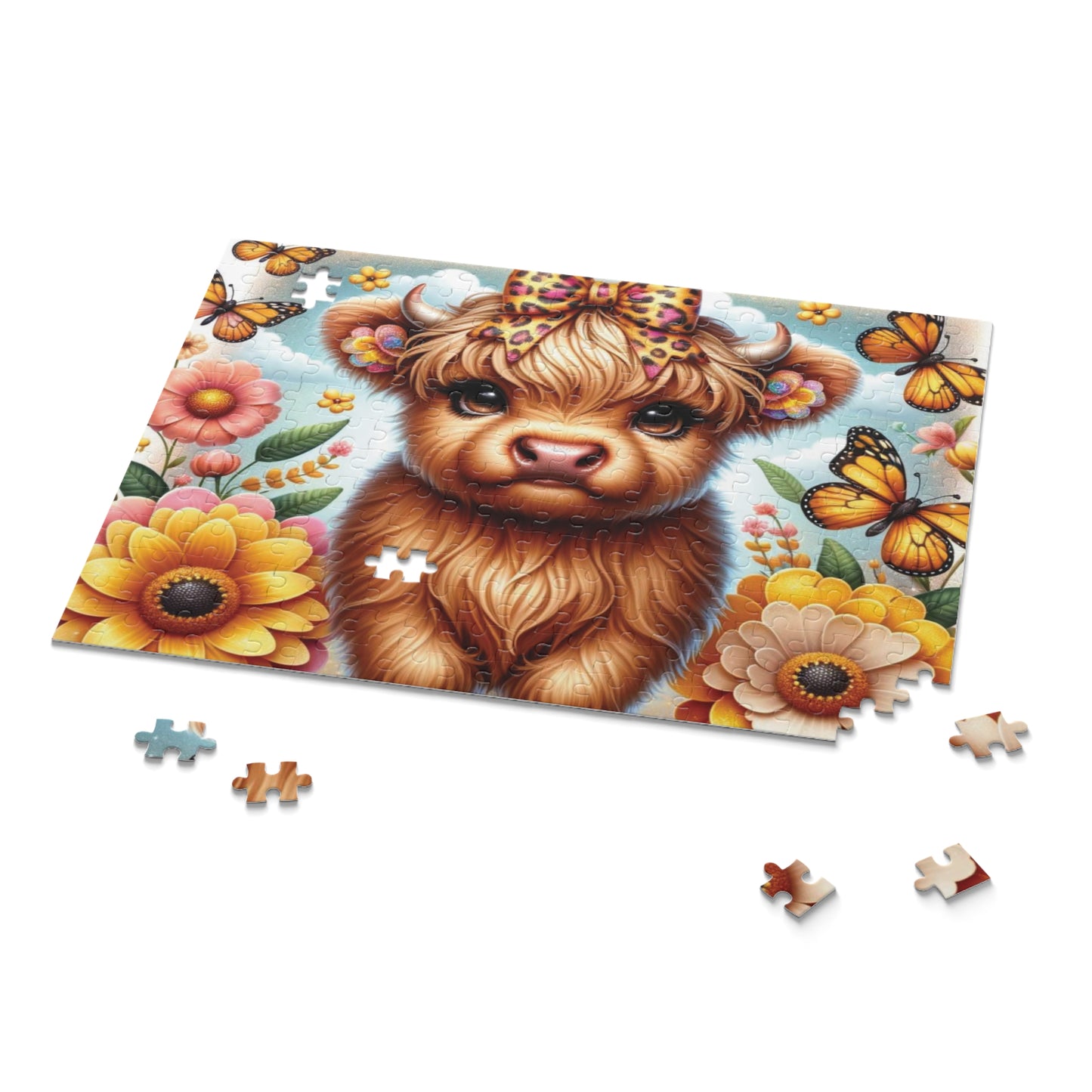 Puzzle,  Highland Cow (120, 252, 500-Piece) awd-658