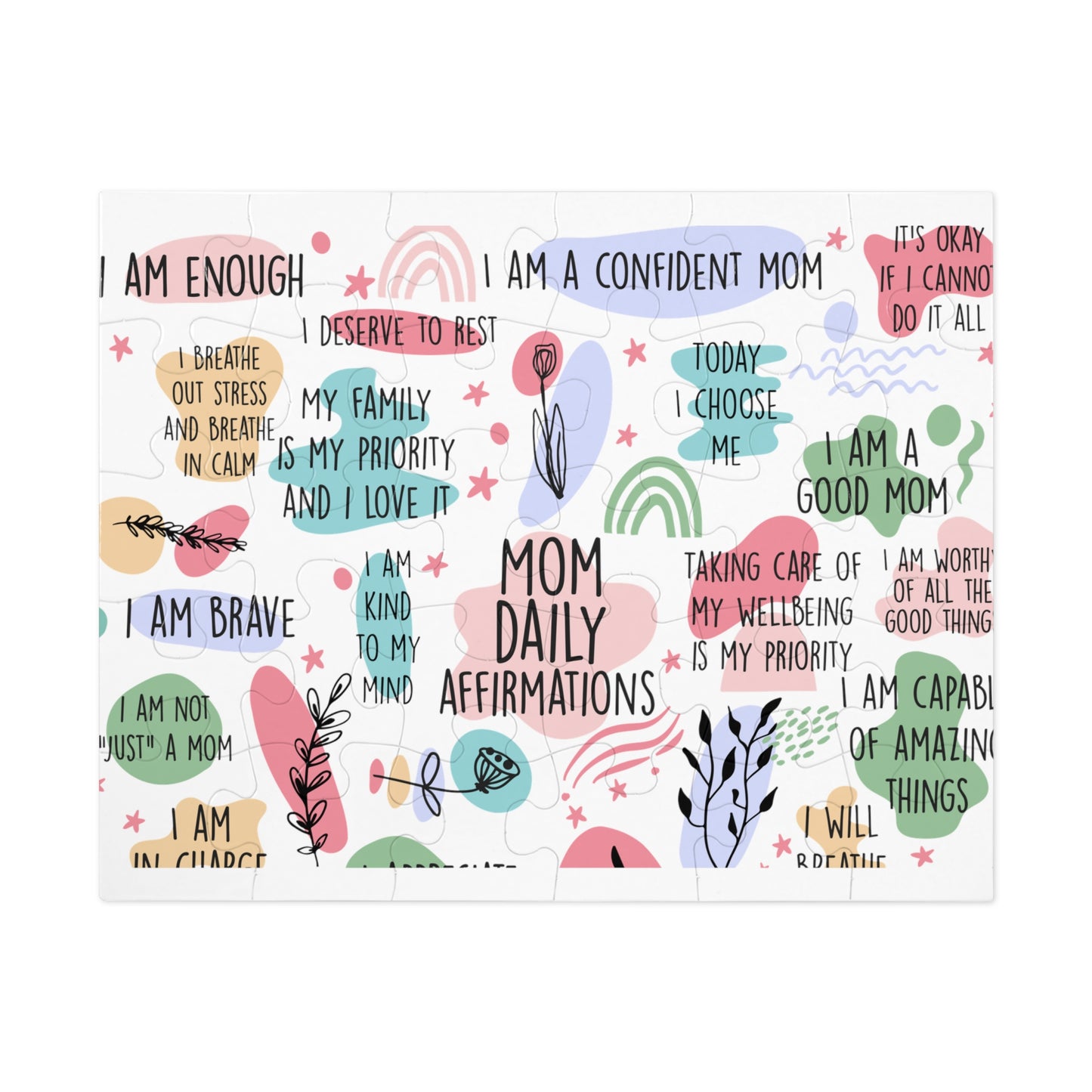 Jigsaw Puzzle in Tin, Affirmations, Mom Personalised/Non-Personalised, awd-1372