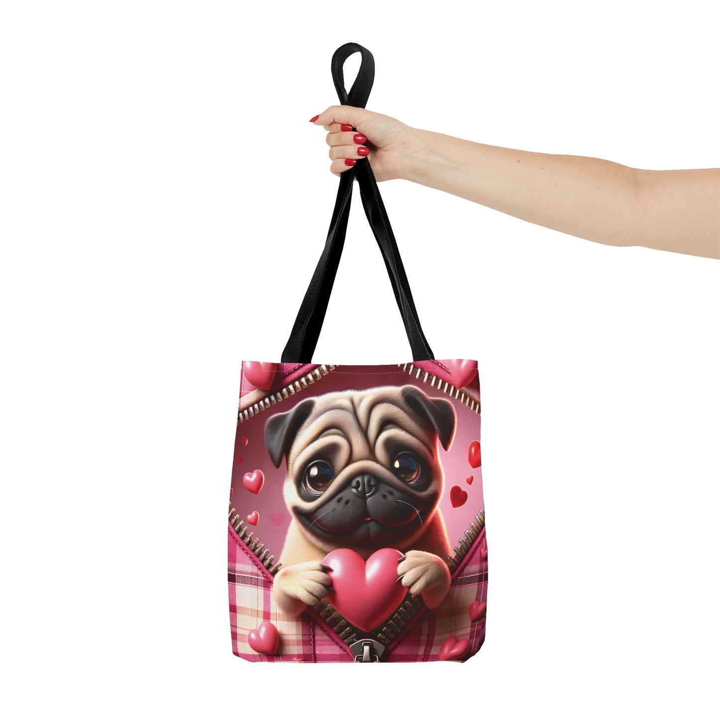 Tote Bag, Cute Dog, Personalised/Non-Personalised Tote bag