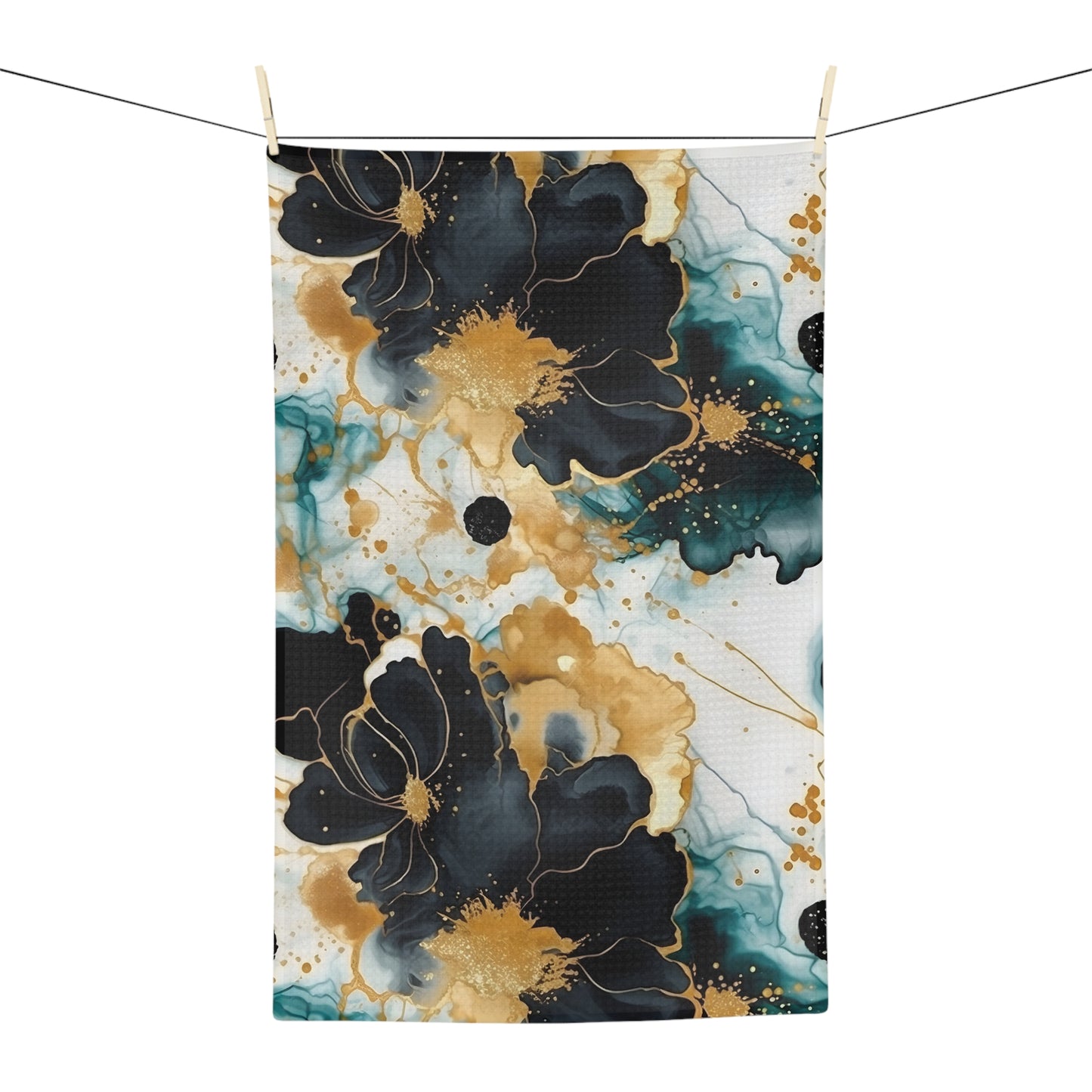 Microfiber Tea Towel Alcohol Ink