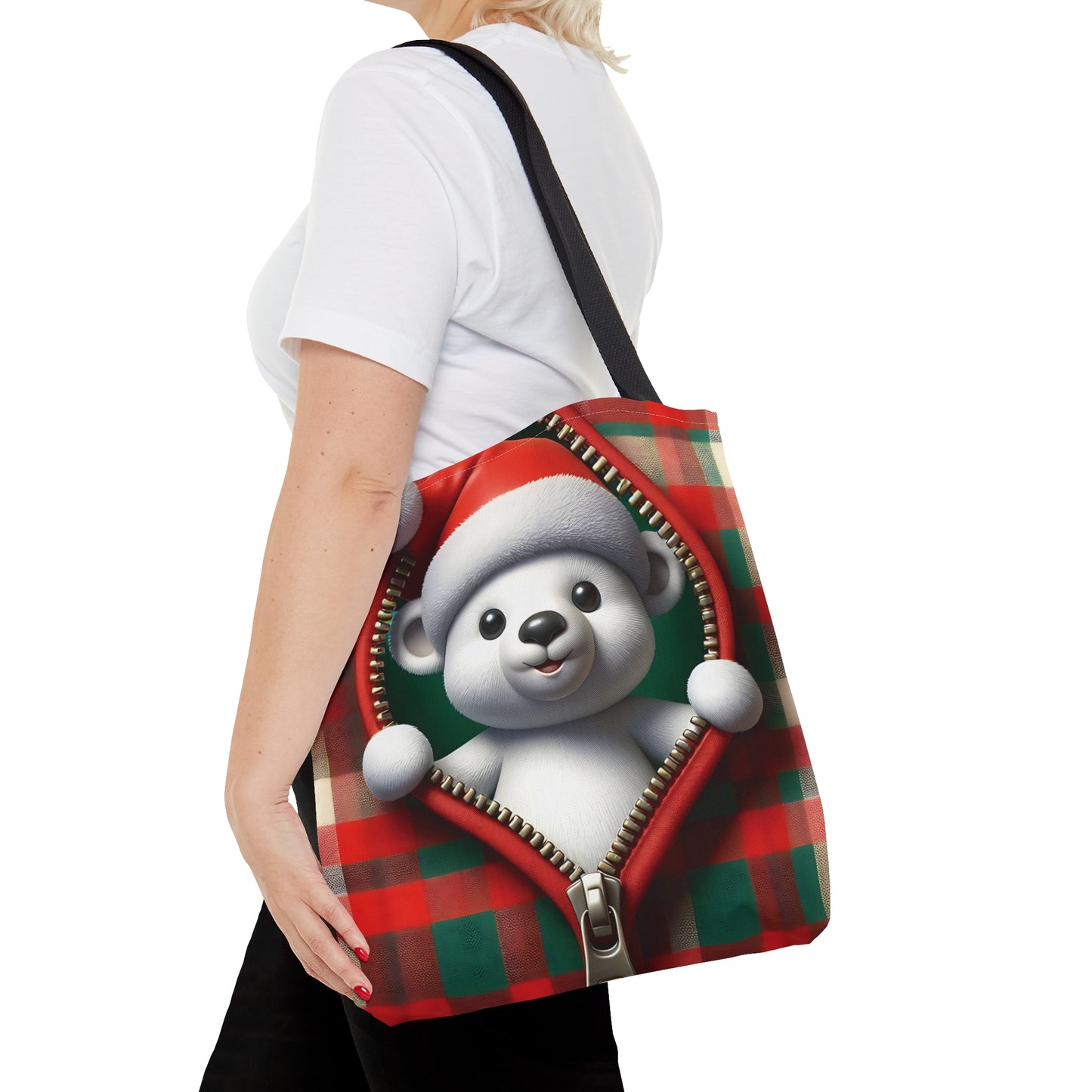 Tote Bag, Christmas, Snowman, Personalised/Non-Personalised Tote bag