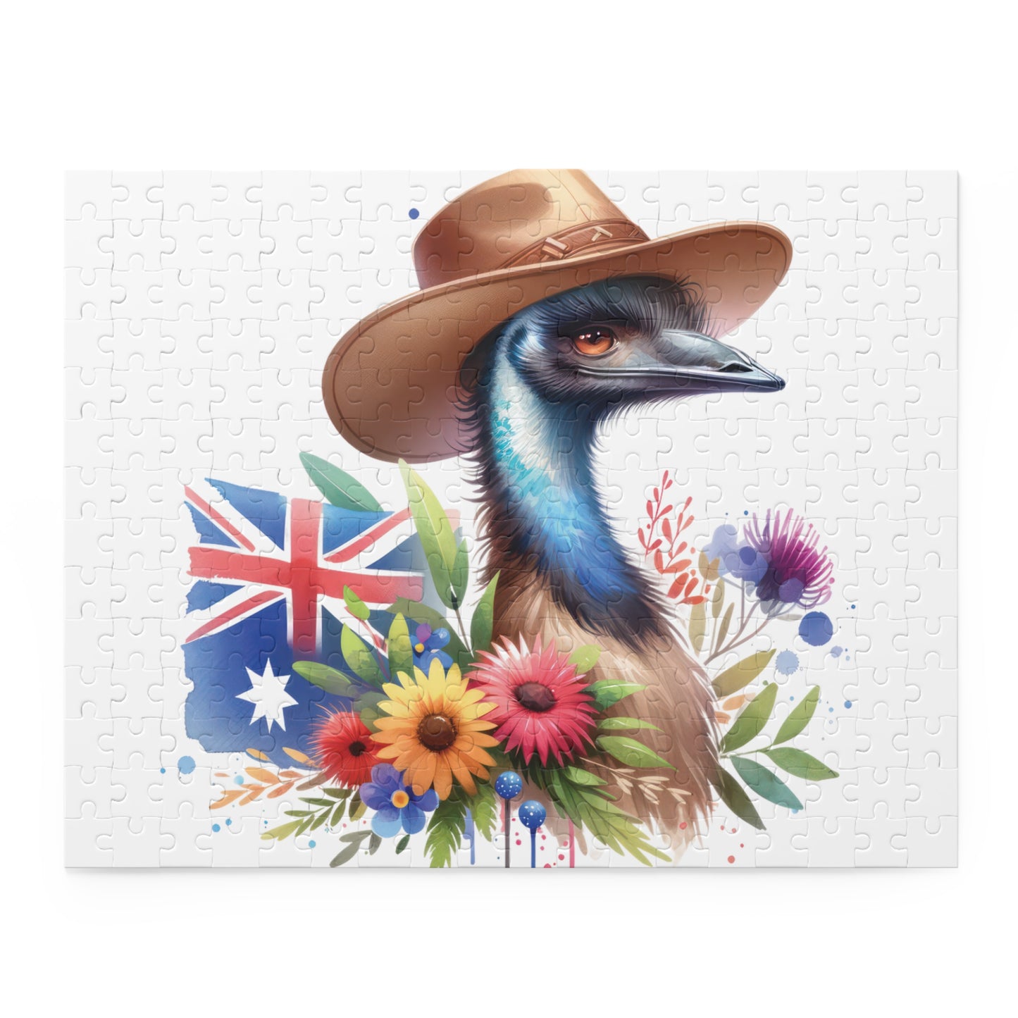 Personalised/Non-Personalised Puzzle, Emu (120, 252, 500-Piece)