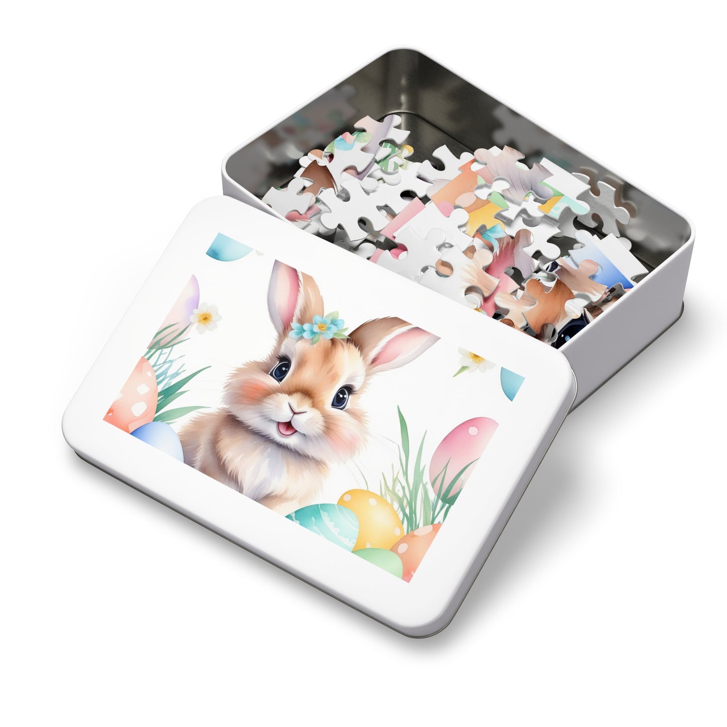 Puzzle, Easter, Rabbit, Personalised/Non-Personalised (30, 110, 252, 500,1000-Piece) awd-651