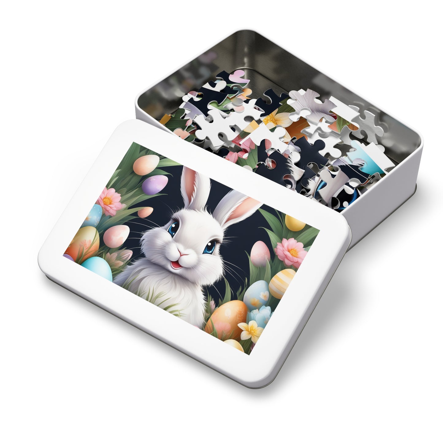 Puzzle, Easter, Rabbit, Personalised/Non-Personalised (30, 110, 252, 500,1000-Piece) awd-649