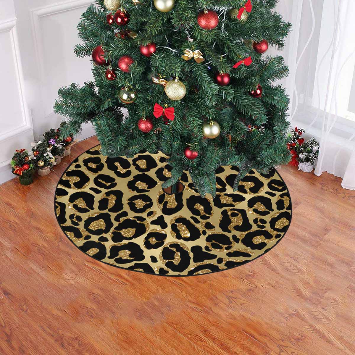 Animal Print 2  Christmas Tree Skirt