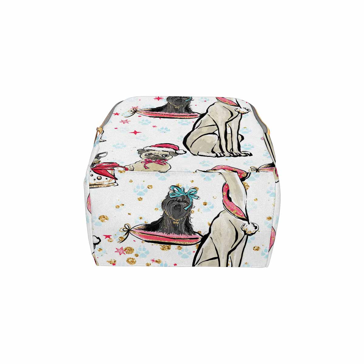 Dog Christmas Diaper Bag Backpack