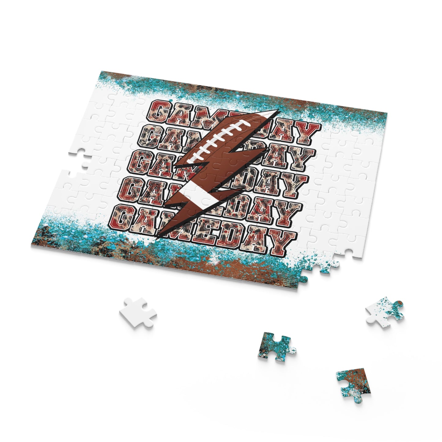 Personalised/Non-Personalised Puzzle, Football Gameday (120, 252, 500-Piece)