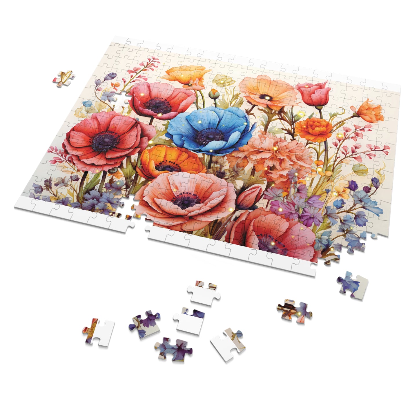 Jigsaw Puzzle, Floral, Personalised/Non-Personalised (30, 110, 252, 500,1000-Piece)