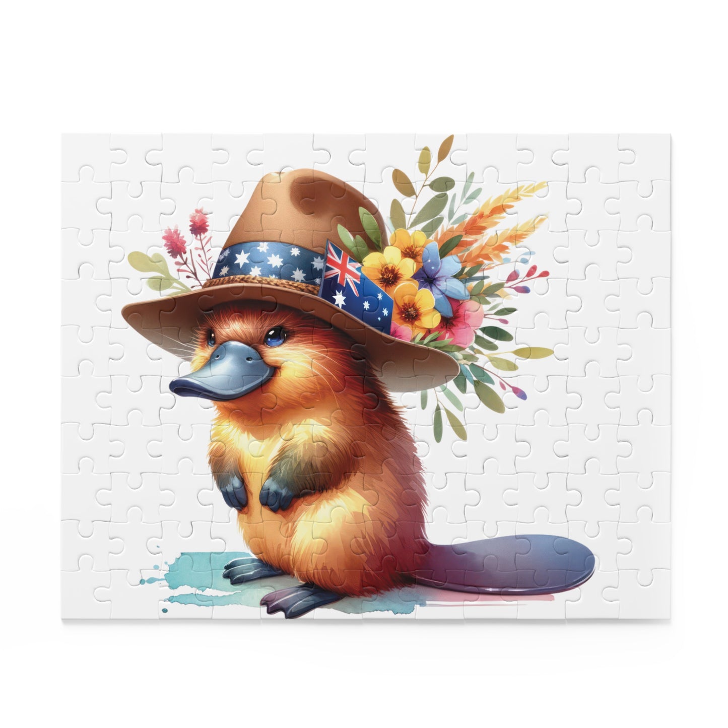 Personalised/Non-Personalised Puzzle, Platypus (120, 252, 500-Piece)