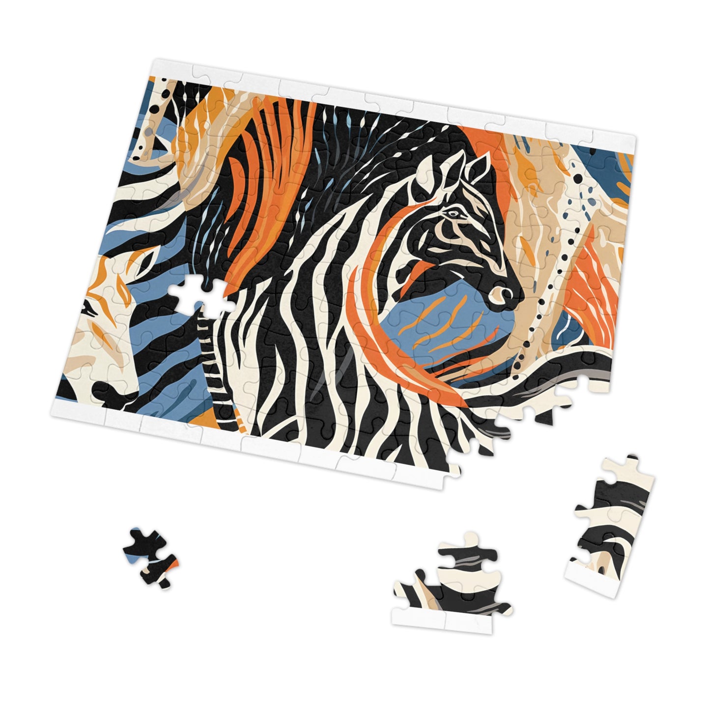 Jigsaw Puzzle, Zebra, Personalised/Non-Personalised (30, 110, 252, 500,1000-Piece)