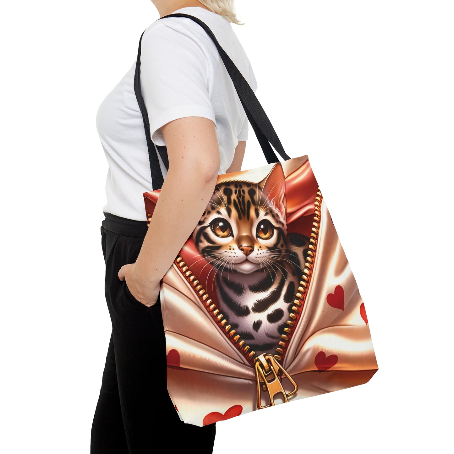 Tote Bag, Cat, Personalised/Non-Personalised Tote bag