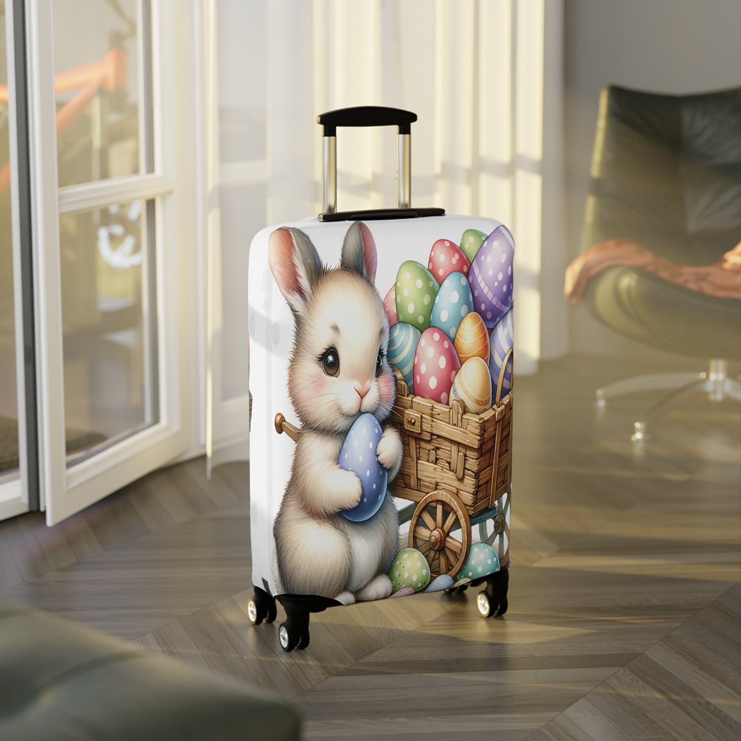 Luggage Cover, Easter, Rabbit, awd-1154