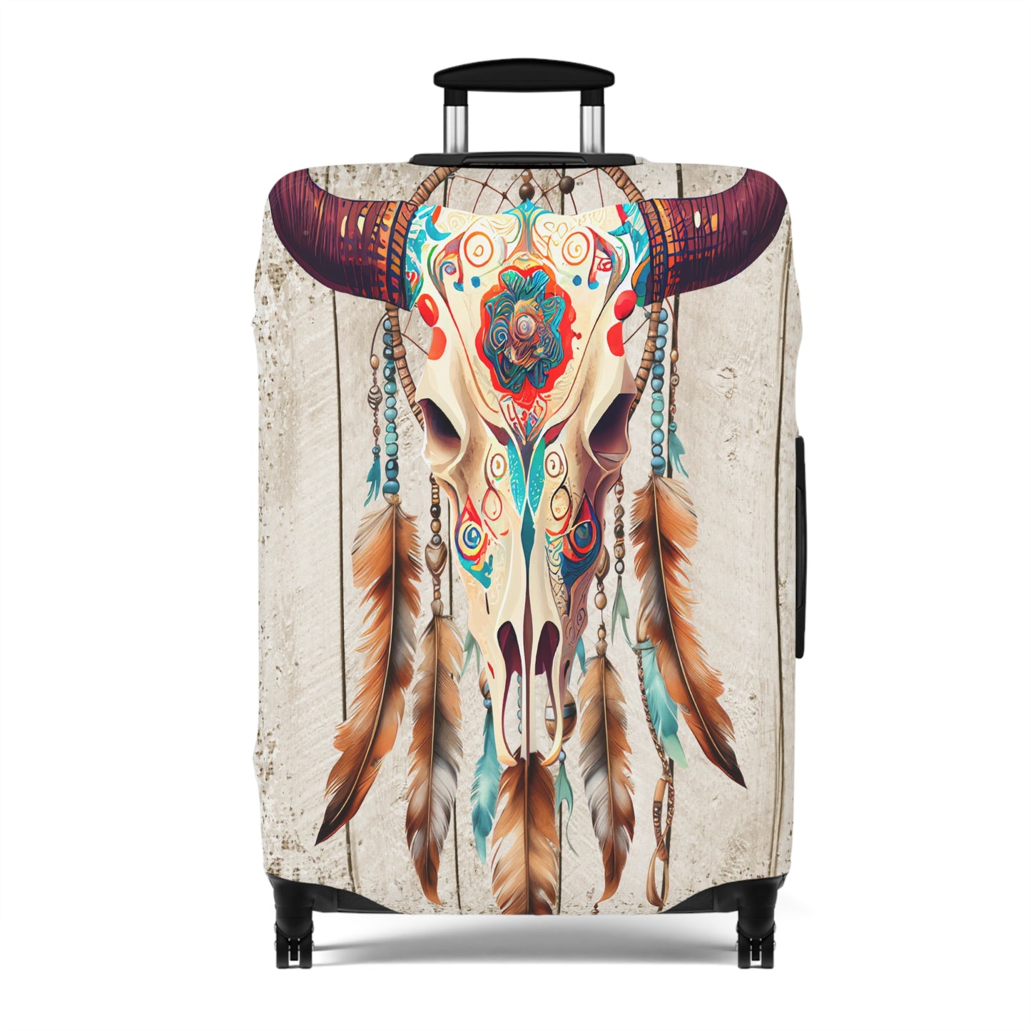 Luggage Cover, Country and Western, skull, awd-223