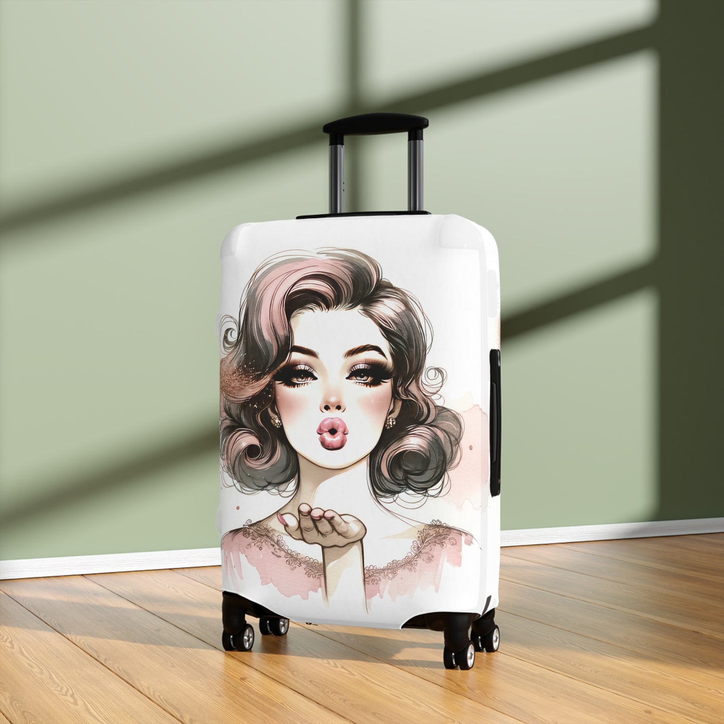 Luggage Cover, Coquette Girl, awd-1483